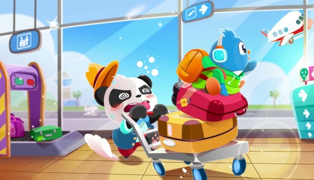 Aéroport Baby Panda - juego gratis